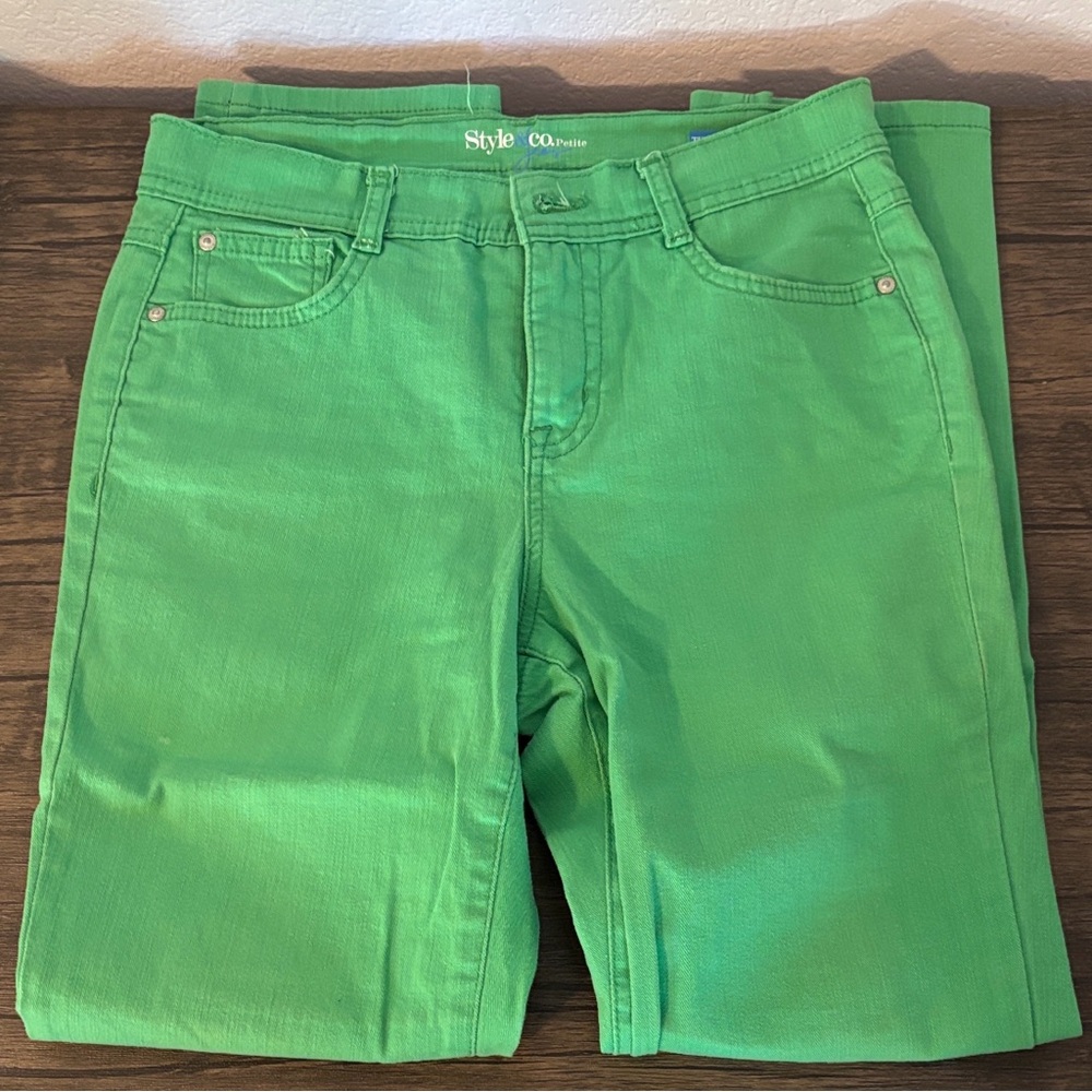 green jeans size 6 petite